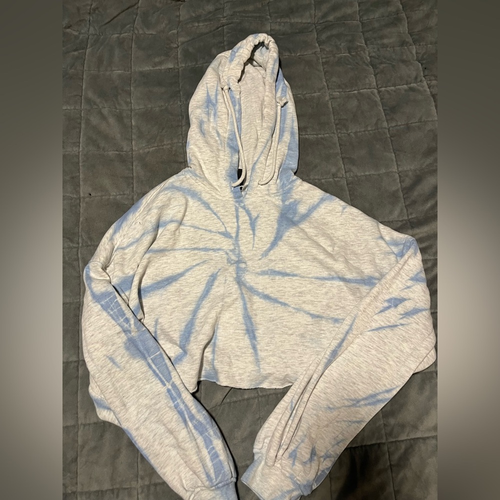 H&M Divided Tie Dye Cropped Hoodie